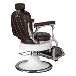 Dark Brown Vintage Barber Chair 30x – Luxury Salon Equipment - Image 2