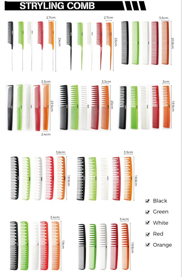 Bandido Styling Comb Colors - Image 1