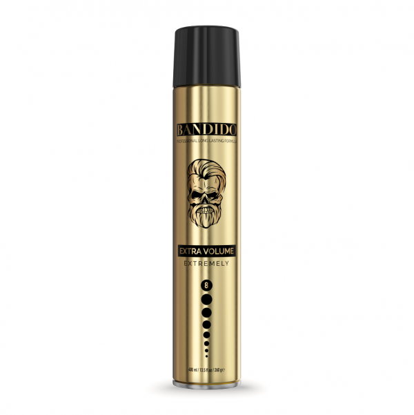 Bandido 02- Hair Spray Gold Extra Volume Extremely 400 ML - Image 1