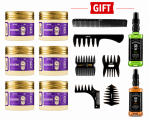 Bandido Aqua Hair Wax Nr 6. 6 stuk 125ml + 6-delige Kammenset & 2x Eau Du cologne 150ml GIFT