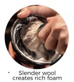 andido Professional Shaving Brush Set – Premium Barber Brushes (3 Sizes)