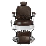 Dark Brown Vintage Barber Chair 30x – Luxury Salon Equipment - Image 3