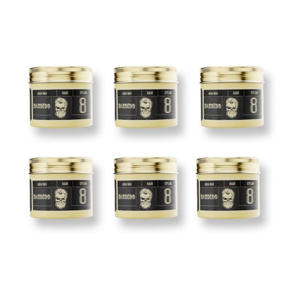 Bandido 6er-Pack Yellow Aqua Haarwachs extra stark 8 125 ml – Bild 1