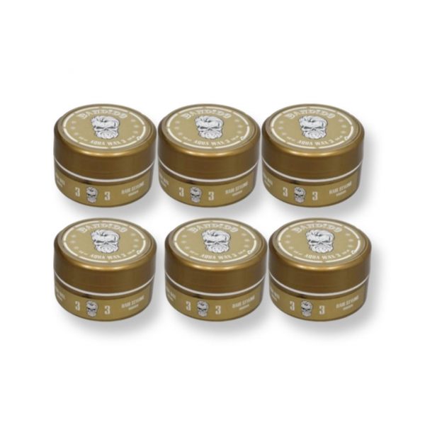 Bandido Aqua Hair Styling Wax Nr 3 Brown 150 ml 6 X St - Image 1