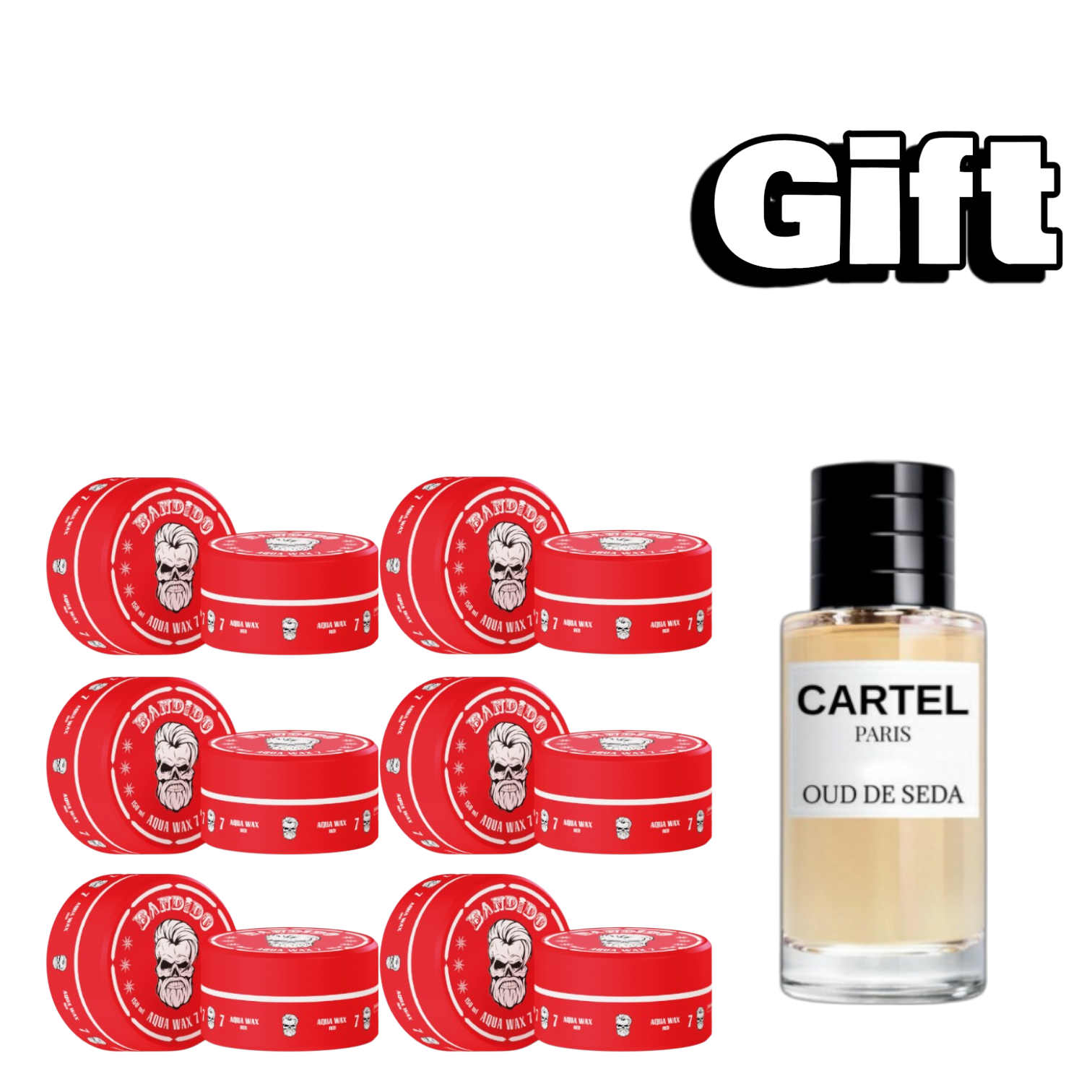 Aqua wax nr 7 - 6x 150ml + Cartel Oud De Seda Bandido 6x Aqua Wax NR 7 - 150 ML + Eau de Parfum Cartel 50ml - Image 1