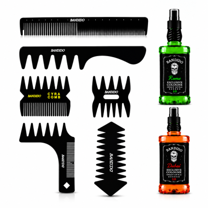 Comb Set And 2x Aftershave Colognes